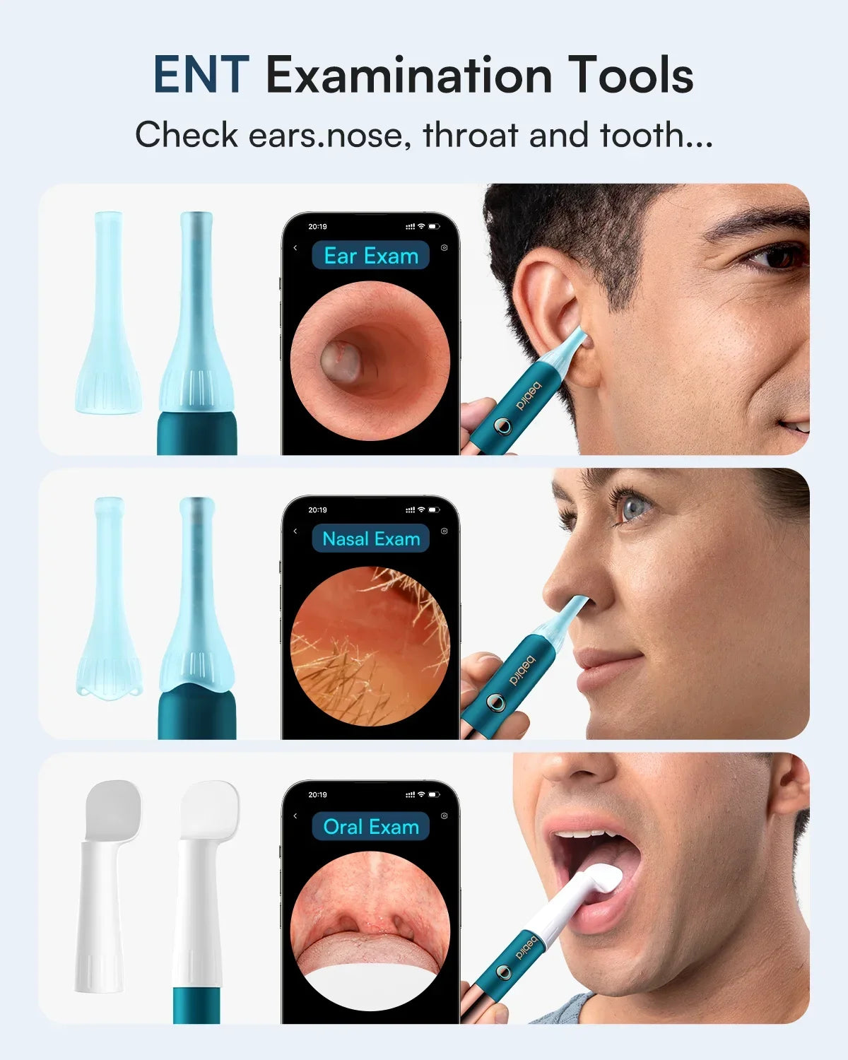2026 Bebird EarSight Ultra (Sky Black Color) – Smart Visual Ear Cleaner, 20MP Ultra-Clear Camera, 5G Video,