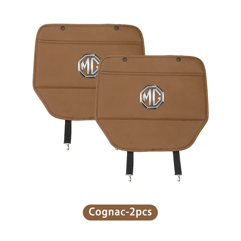 Car Seat Anti Kick Pad Seat Back Storage Mat Protector Cover Interior For Morris Garages MG 3 5 6 7 HS ZS GS Hector TF GT ZR RX5