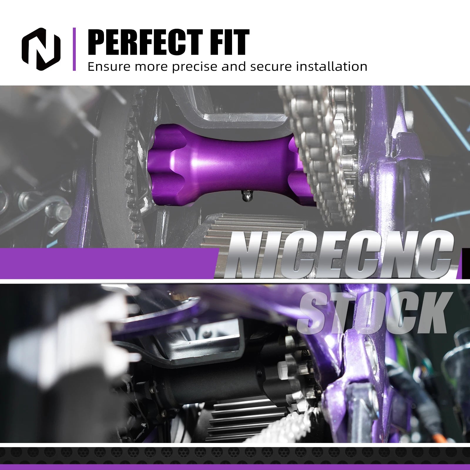 NICECNC For Surron Light Bee X Secondary Pulley Middle Drive Axis Drive Shaft Jackshaft For Sur-Ron Light Bee S Segway X160 X260