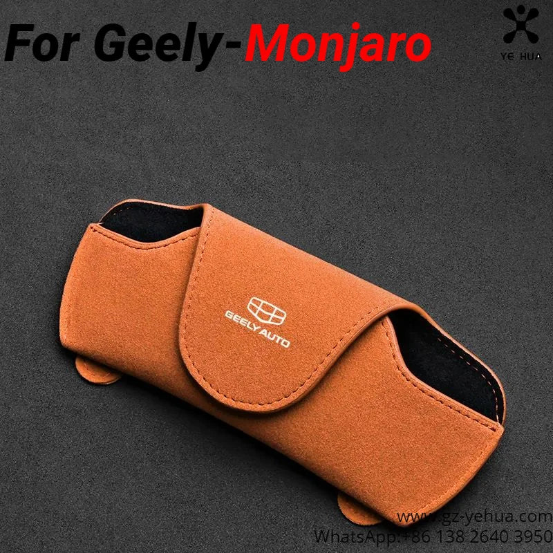 For GEELY Monjaro Manjaro Xingyue L KX11  Binyue C00L Coolray Boyue L Atlas Car Glasses Box Sunglasses Storage Clip