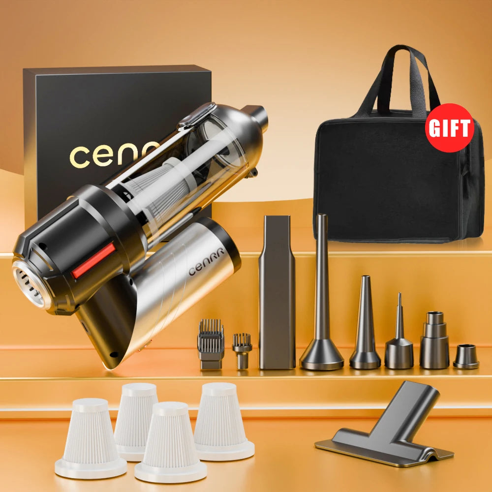 CENRR Car Vacuum Cleaner Powerful Mini 998000PA Cordless Portable Vacuum Cleaner for Home Appliance Handheld Blower Car Cleaner