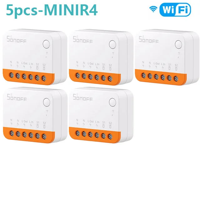 SONOFF Mini R4 Smart Wifi Switch Module Switch Two-Way Control Smart Home Works With Alexa Google Home Yandex Alice smartthi