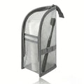 Mesh Toiletry Bag Breathable Quick Dry Stand Up Vertical Toothbrush Holder Cosmetic Makeup Organizer for Travel Gym College Dorm