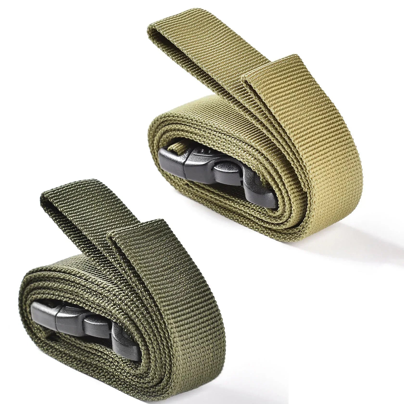 2/4Pcs Outdoor Travel Tied Belt Durable Nylon Cargo Tie Down Luggage Lash Belts Strap Camping Hiking Cargo Storage Straps Buckle