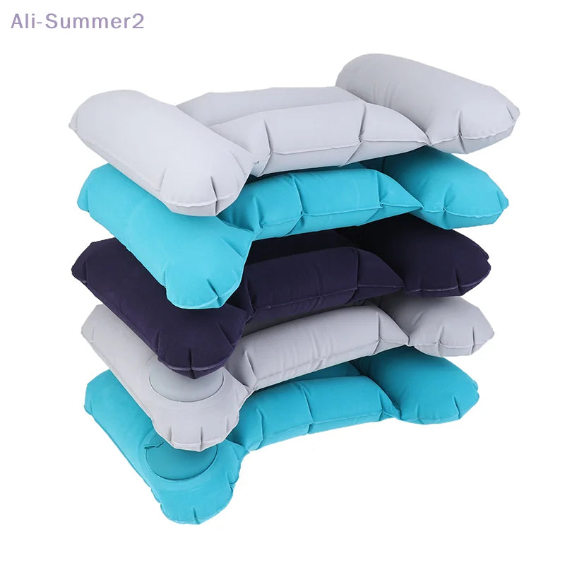 Inflatable Travel Nursing Waist Pillow, Blow Up Lumbar Body Back Support Pillow For Airplane Long Flight Journey Travel Airplane