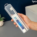 ●Portable Toothbrush Box Plastic Travel Toothbrush Case Transparent Toothbrush Holder Organizer Travel Practical Accessories