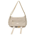 New Kawaii Itabag Winter Soft Corduroy Crossbody Bags Transparent Clear Bag Collage Student Shoulder Bag Messeger Book Bag Bolso