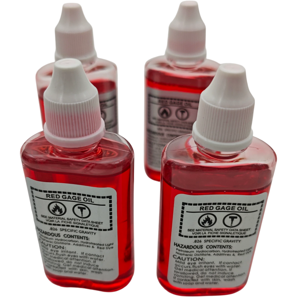 1 Peice Red Oil used for Differential Pressure Measuring Instruments Gauge Meter A1-700PA