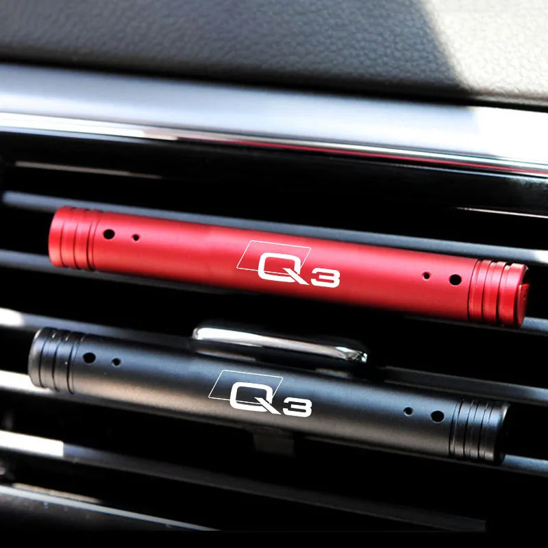 Car aromatherapy clip solid creative car aromatherapy health metal car aromatherapy stick small For Audi Q3 Car Accessorie