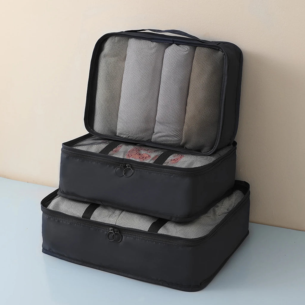 3PCS Multifunctional Clothing Storage Bag, Multiple Sizes and Specifications, Storage Travel Bag Set, Simple to travel.-zmt
