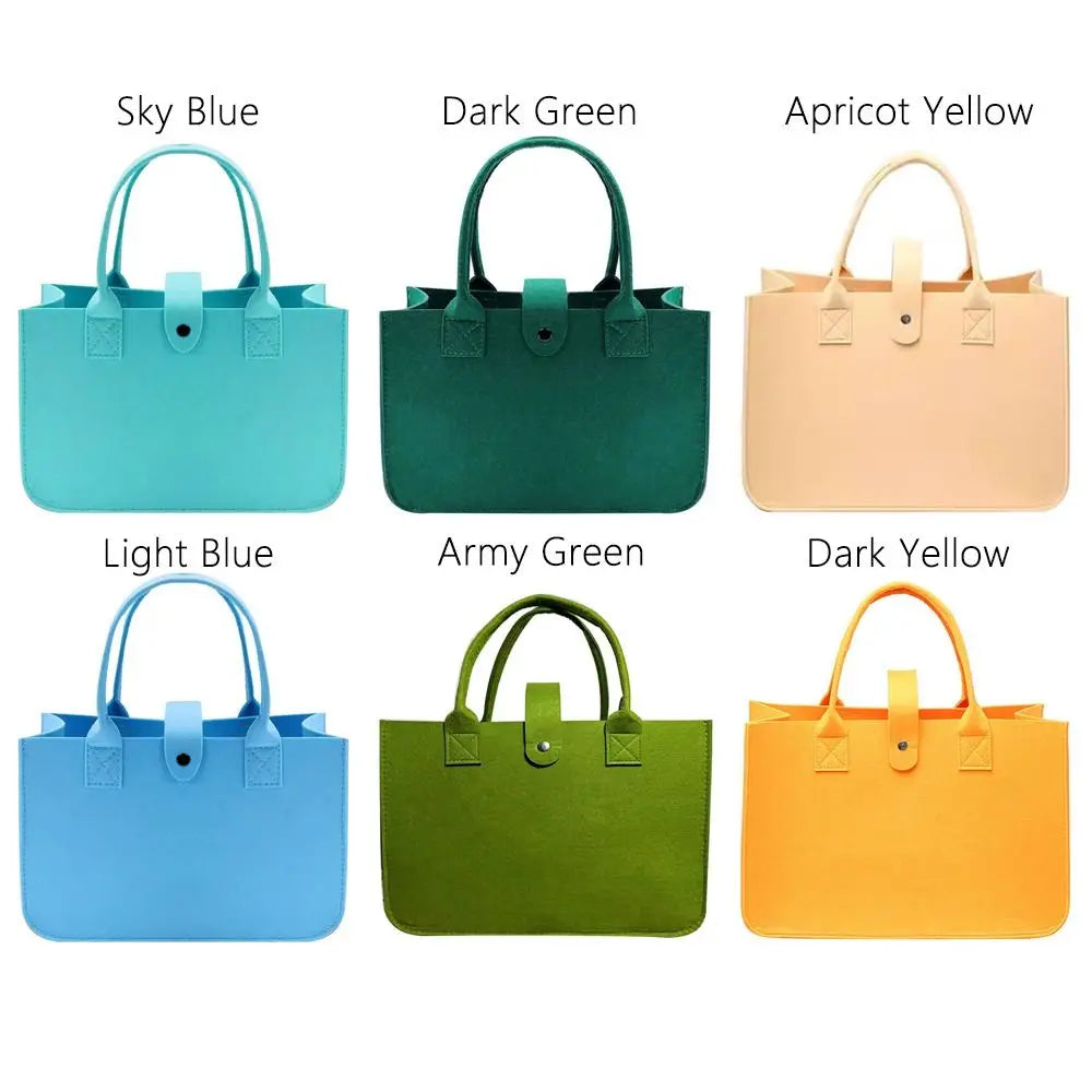New Felt Felt Shoulder Bag Toy Sundries Large Capacity Messenger Bag Storage Organizer Crossbody Handbag Women