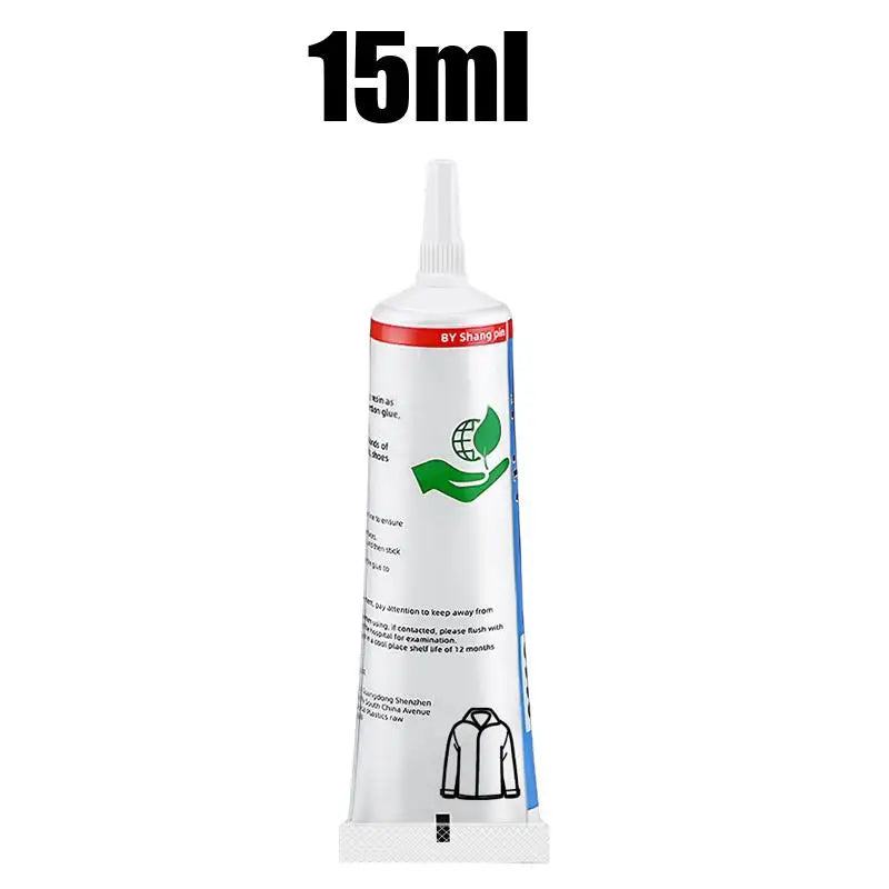 15/60ml Fabric Glue Quick Dry Fabric Patching Glue Versatile Fabric Repair Seam Adhesive Waterproof Agent for Clothing Textiles