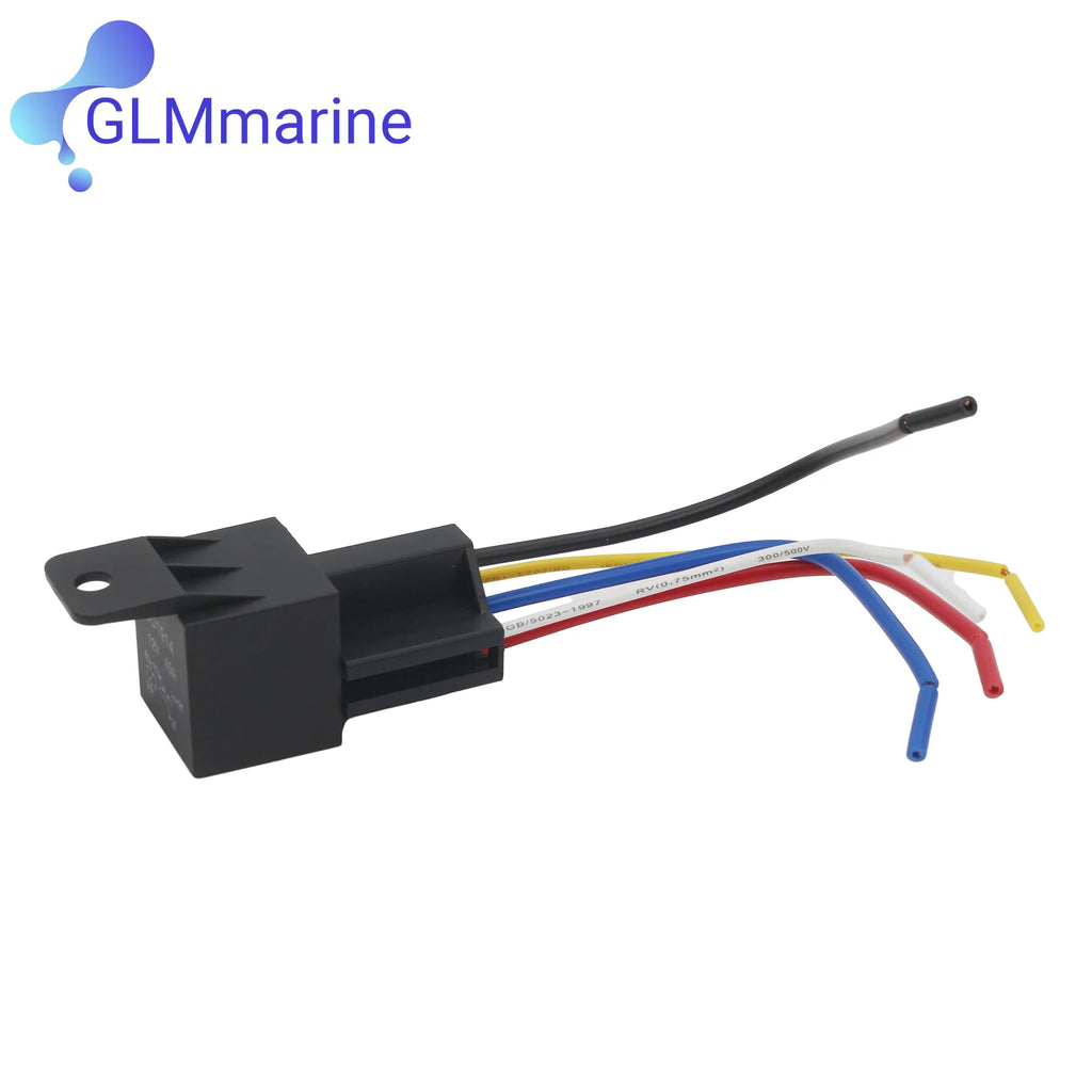 Trim Tilt Motor Relay with Connector 876040-7 854357-1 for Volvo Penta AQ AD BB MD TAMD TMD 230 250 280 290 Engines 876039-9
