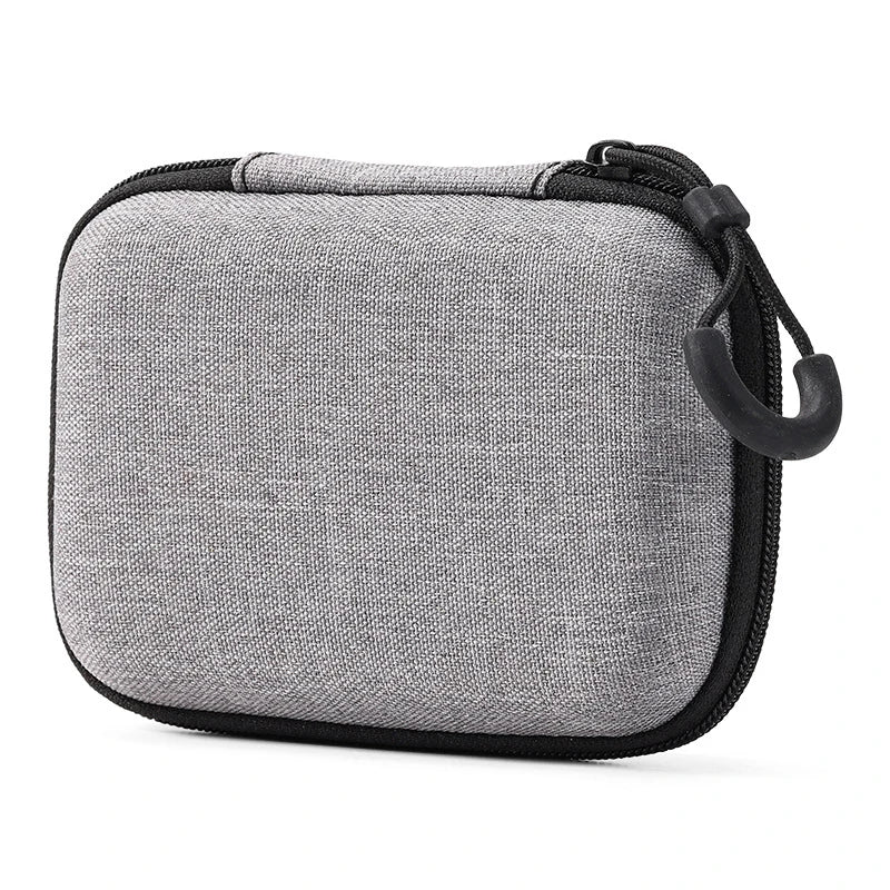 【C】Mini Data Cable Organizer Bag Waterproof Travel Organizer Bag Portable Mobile Phone Charger Protective Cases Earphone Bag
