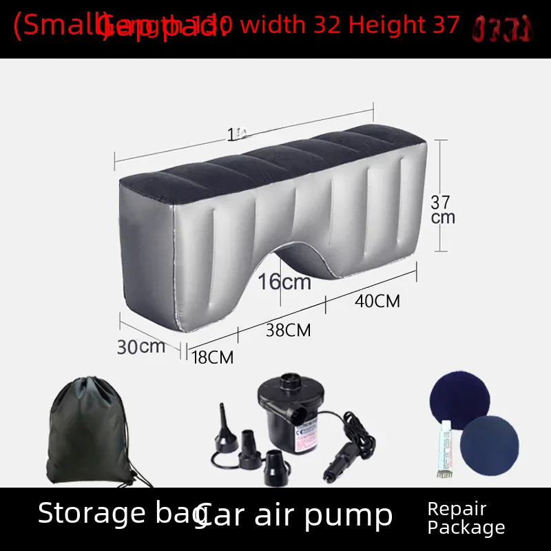Inflatable Car Bed For Travel Suitable For Sedans Suvs Business Vehicles Rear Seat Sleeping Pad Footrest Filling Pad