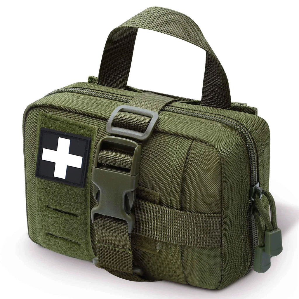 Upgrade Molle Rip Away Ifak Pouch, Tactical Small Belt First Aid Pouch Medical Utility EMT Pouch Only