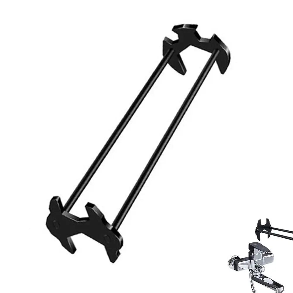 5-in-1 Sink Wrench Multifunctional Carbon Steel Faucet Hose Plumbing Pipe Wrench Bathroom Kitchen Sink Repair Set Hardware Tools