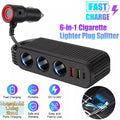 【Car Charger For Phones 120W Plug And Play Charger Splitter Overcharge Protection Charger Adapter PD QC3.0 Car Charger】