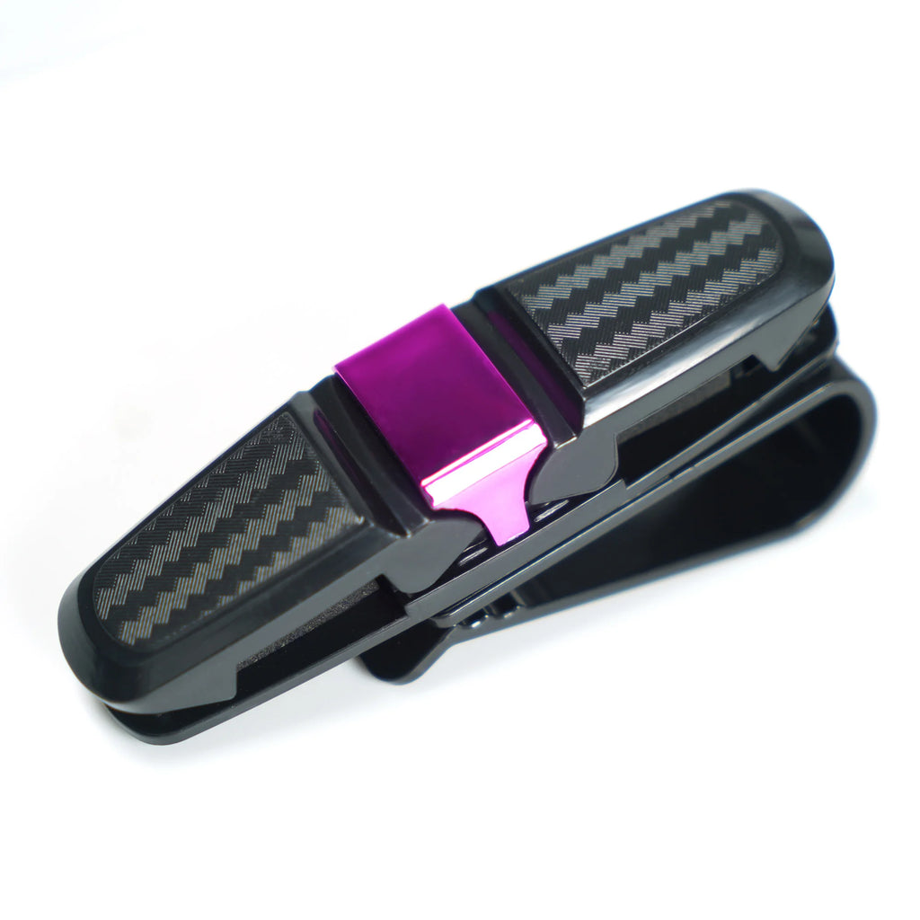 1/2PCS Multi-functional Car Sun Visor Sunglasses Holder, Glasses Clip Card Ticket Eyeglasses Storage Car Interior Accessories
