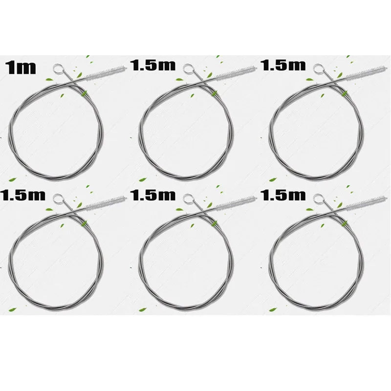 Car Drain Dredge Cleaning Scrub Brush 100/150cm Auto Sunroof Long Hoses Detailing Cleaning Tool Car Accessories for Benz