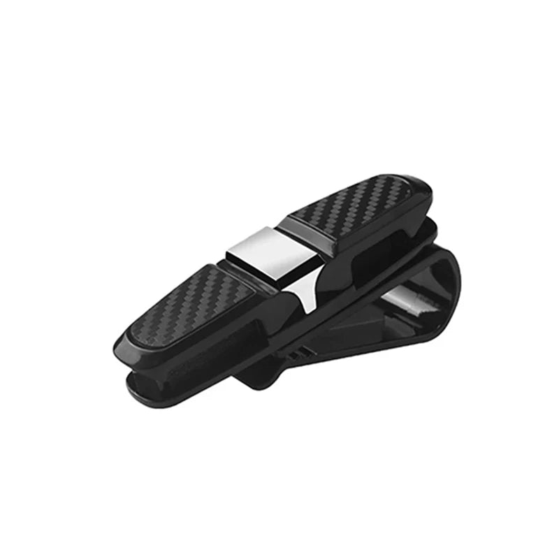 KCIMO 1Pc Car Glasses Case Sun Visor Glasses Holder Sunglasses Clip Eyeglasses Card Holder Auto Interior Accessories