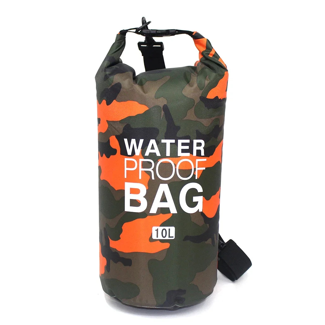 Men's and women's waterproof bags, outdoor sports bags, suitable for swimming, boating, kayaking, rafting and traveling