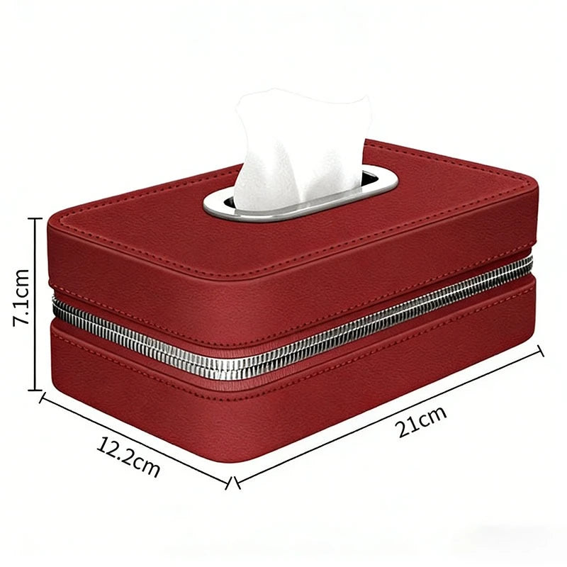 Universal Car Seatback Tissue Box Napkin Storage Case Paper Towel Bag Accessories hanging type car interior supplies