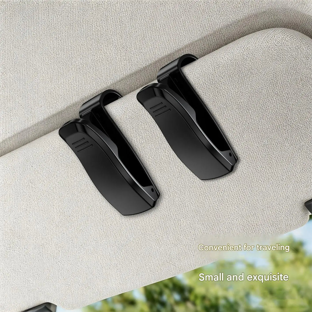Universal Car Auto Sun Visor Glasses Box Sunglasses Clip Card Ticket Holder Fastener Pen Case Eyeglasses Clips Accessories