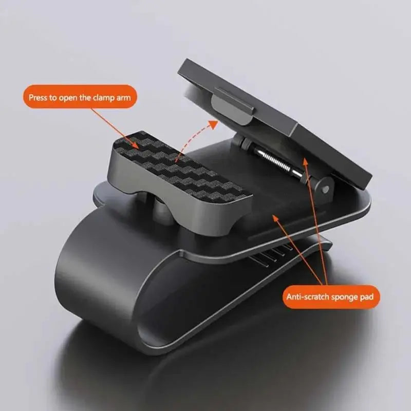Car Sun Visor Sunglasses Clip Multifunctional Glasses Ticket Card Holder Stable Storage Practical Car Interior Accessories