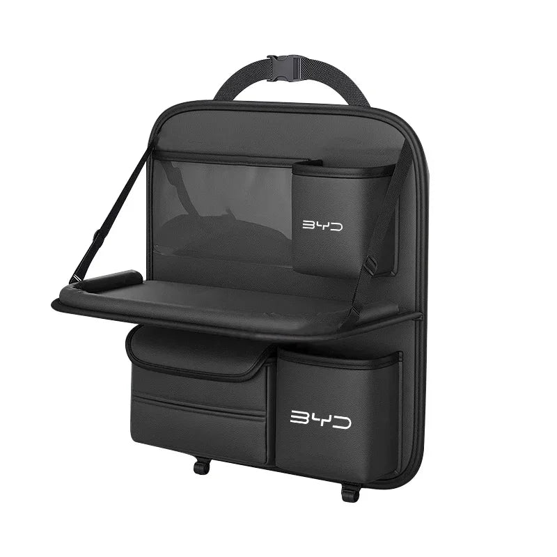 For BYD Seagyll V2l Dolphin mini Atto3 Dmi Car Seat Back Storage Small Table Board Car Storage Bag Storage Bag Tissue Box