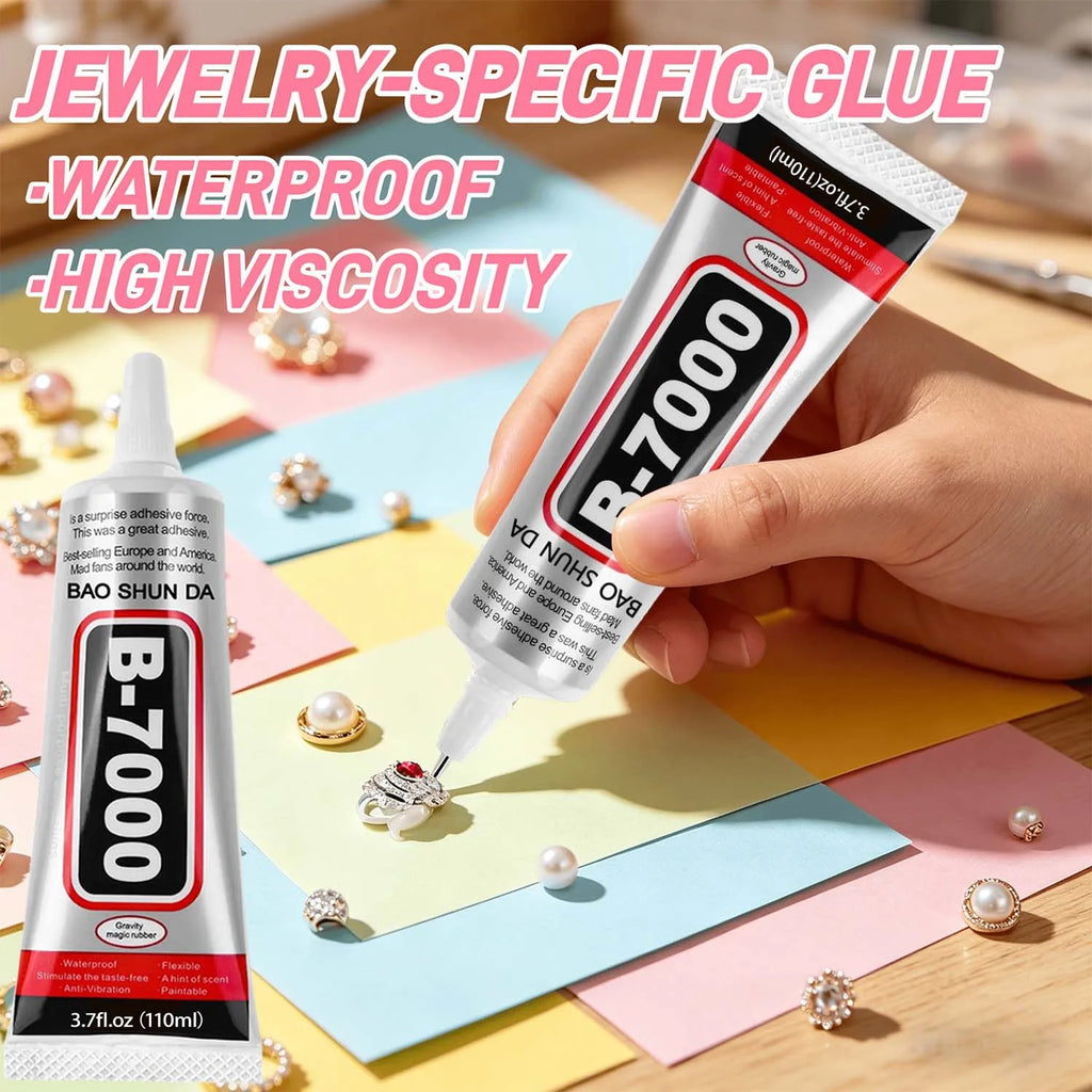 B7000 Glue Multi Purpose Adhesive Strong Clear Glue For Phone Screen RepairJewelry Making DIY Crafts Metal Glass Plastic Wood.
