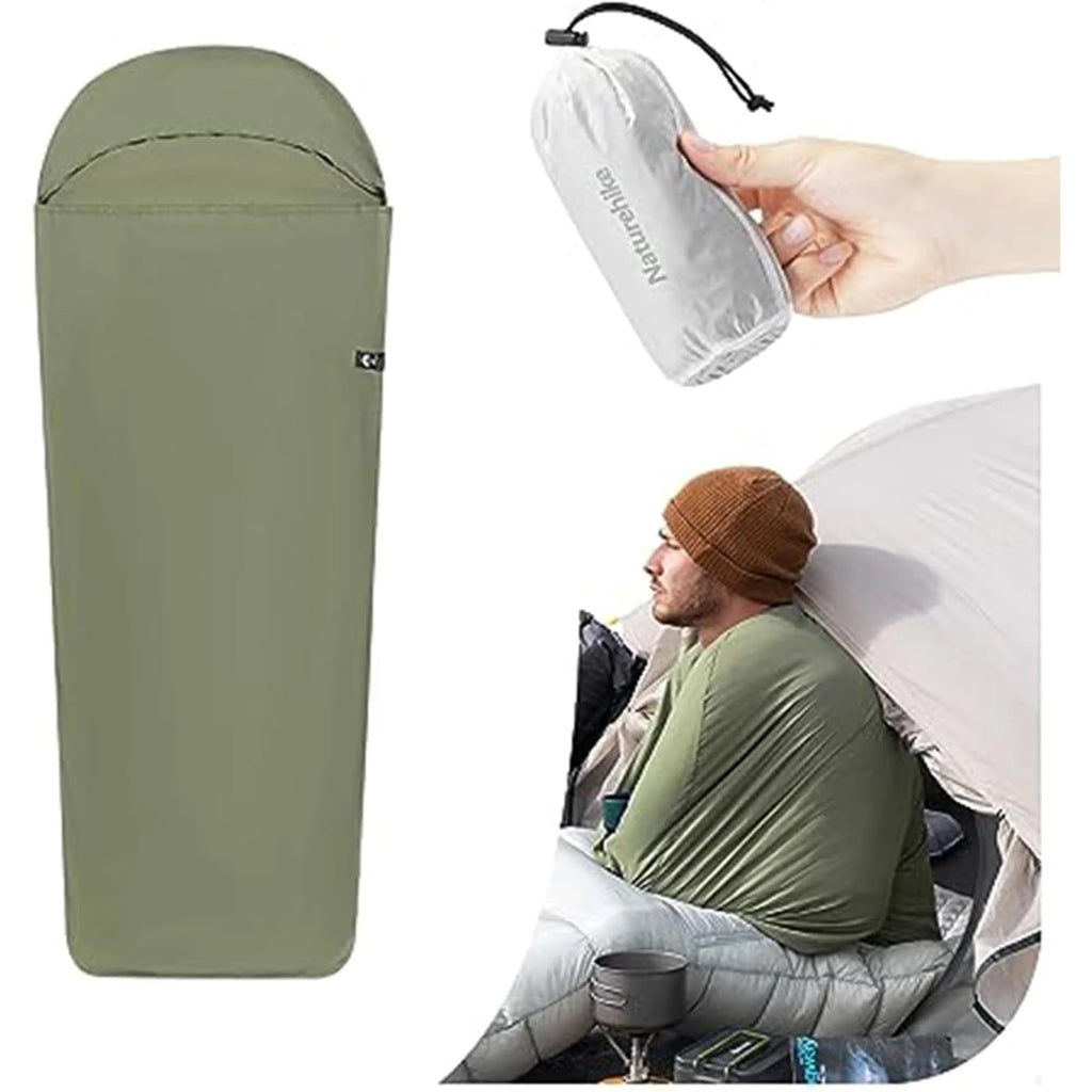 Ultralight Sleeping Bag Liner Nylon Warm Sleeping Bags Inner Liner Single Travel Hotel Camping Sheet Travel Hiking Camping