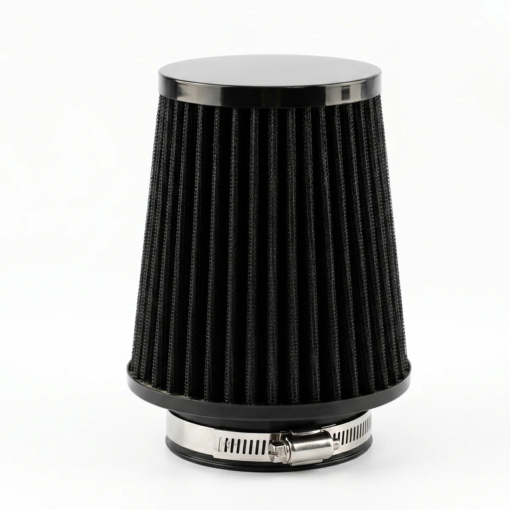 1pc Durable 76mm 3" Universal Car Air Filter High Flow Reusable Cotton Gauze Intake Filter For Motorcycle Automobile Modificatio