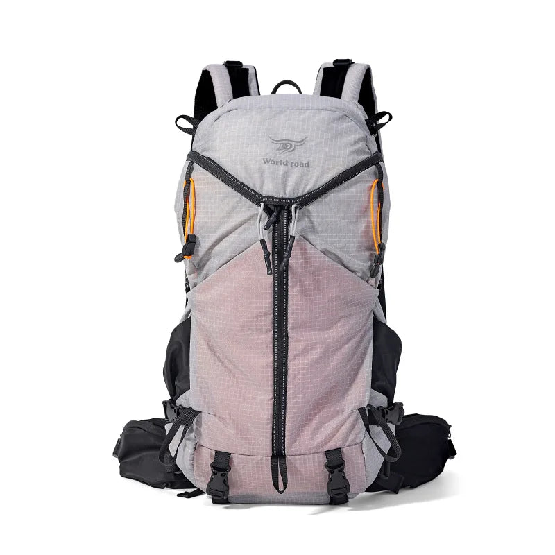 Lightweight Large Nylon Backpack Zipper Closure Fashionable Waterproof Design for Outdoor Travel Hiking Mountaineering Climbing