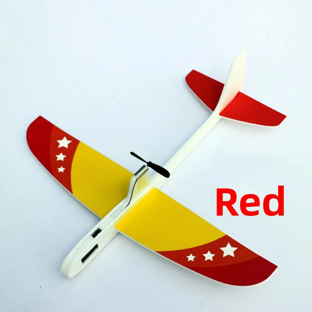 PP Foam Double Wing Airplane Ligthweight School Science Textbook Tool Glider Hand Throw Plane Electric Hand Thrown Aircraft