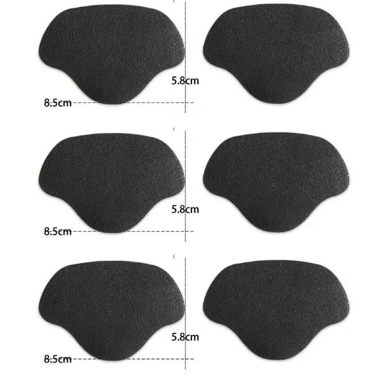 6pcs Shoe Repair Stickers Fabric Heel Protector Anti-Wear Repair Holes Self-adhesive Patches Insoles Pad Foot Care Insert