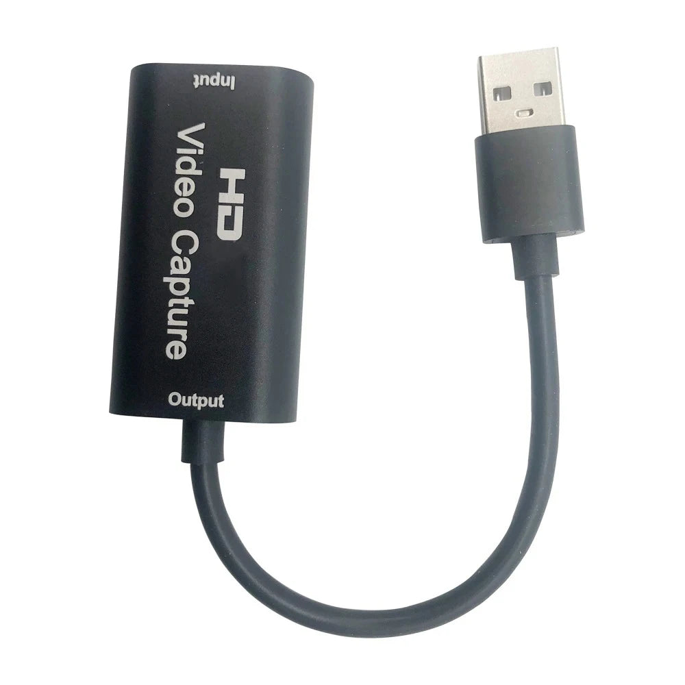 4K HDMI-Compatible Video Capture Card USB 3.0 1080P Game Capture Card Grabber Record Box for Live Streaming for PS4 HD Camera