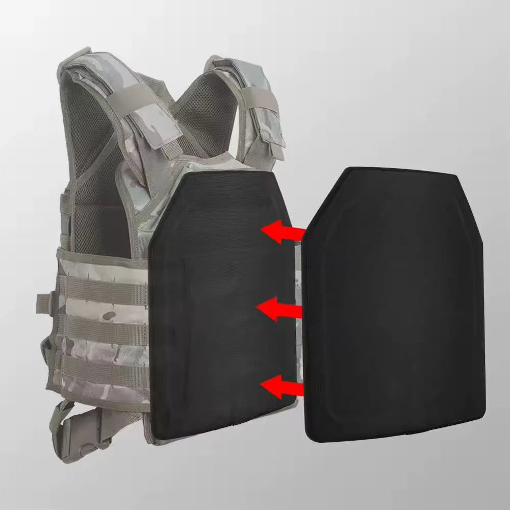 Level 3 pure PE protective board 25X30CM defense board tactical plug-in board backpack deck defense shield self-defense