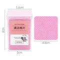200pcs Wipes Paper Cotton Eyelash Glue Remover Nail Wipes Glue Bottle Prevent Clogging Glue Cleaner Pads Lash Extension Removal