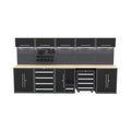 Premium Steel Workshop Tool Cabinet Combination With Drawer Wall  Double-Door  Ideal Storage For Garage
