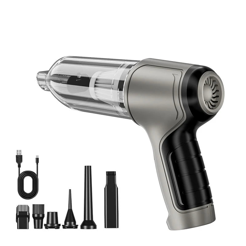 Customizable Car Wireless Vacuum Cleaner Strong Suction Handheld Wet Dry Auto Vacuum Home & Car Dual Use Mini Home Appliance