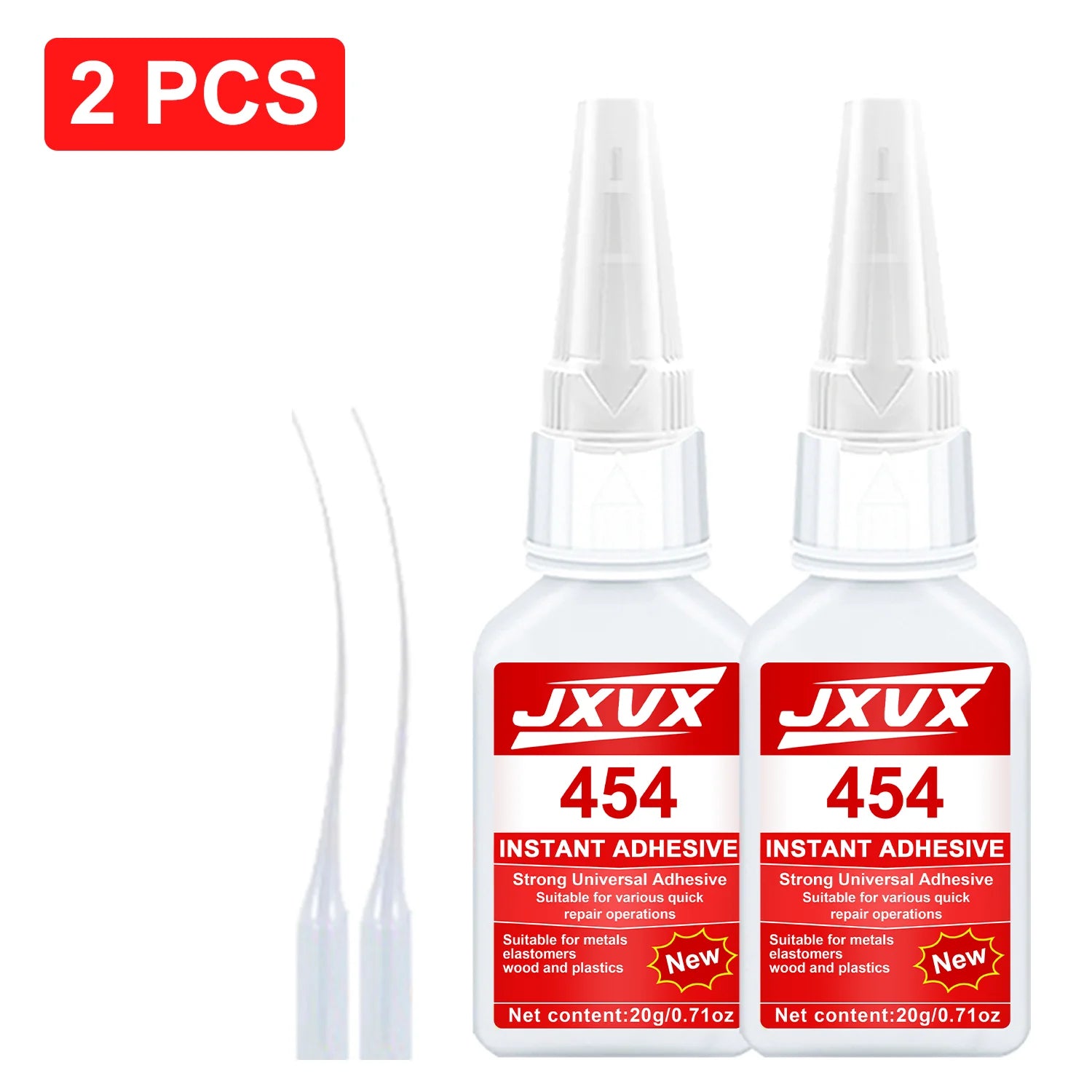454 Super Glue: Instant Adhesive That Dries Quickly in 3 Seconds, with a Strong and Waterproof Bond; for Metal, Plastic, Wood, Ceramics and Leather; Multi-Material Repair Glue, 20 g