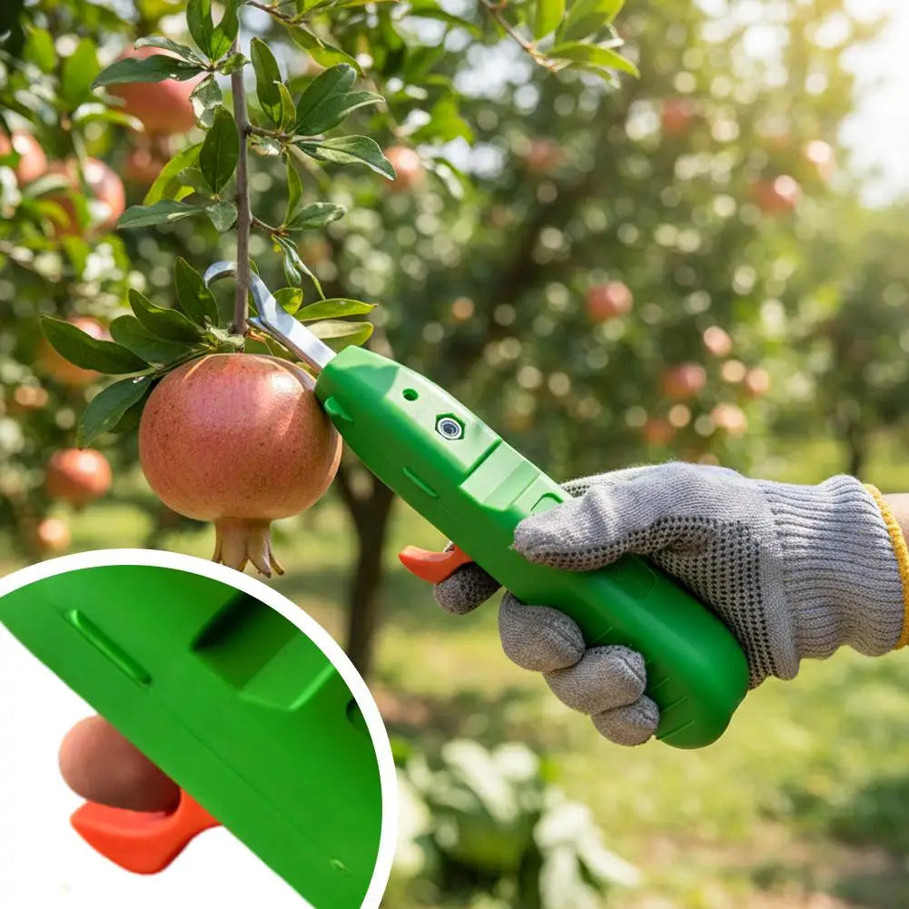 Mini Pruner Portable Pruning & Fruit-Picking Snips With Protective Flip Cover, Pepper Scissors Harvesting Tool For Grapes Fruits