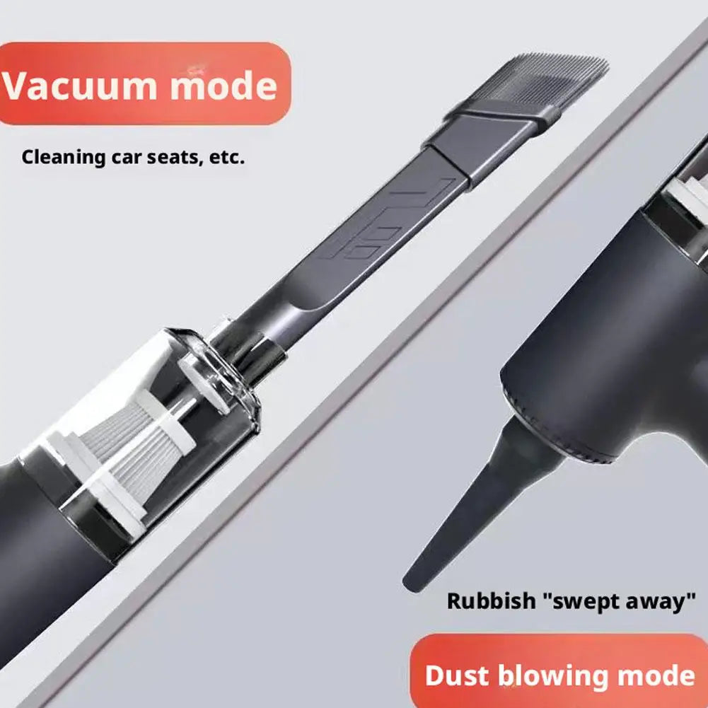 Handheld Car Vacuum Cleaner USB Type-C Fast Charging Vacuum Cleaner Anti Clogging Absorb Dust Debris Powerful