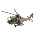 AH-64 Blocks Planes Toy US Apache Armed Helicopter AH64 ABS Aircraft Model 1:72 Scale Miniature Airplane Collection Boy Gift
