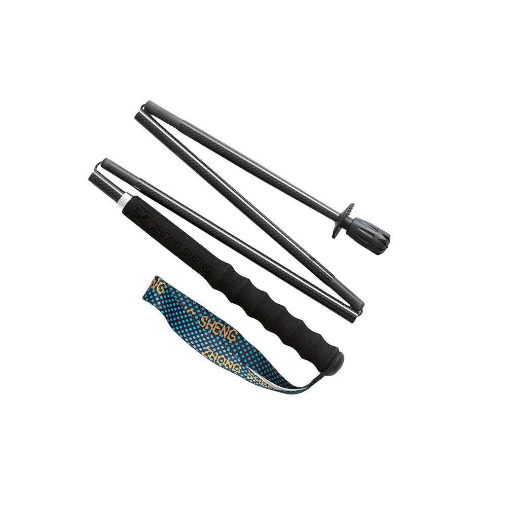 110g Ultra Light Weight Hiking Sticks Retractable Trekking Poles Folding Carbon Fiber Hiking Poles Walking Sticks Trekking Stick