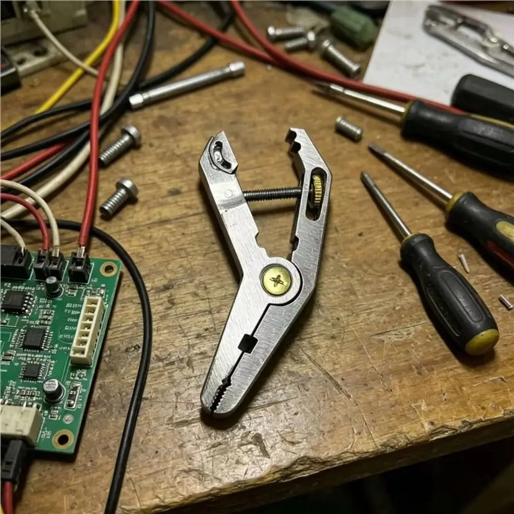 Parallel Wrench 5 in 1 Multi-tool Pliers Clamp Wire Cutters Hex Screwdriver Portable Bottle Opener Model Making