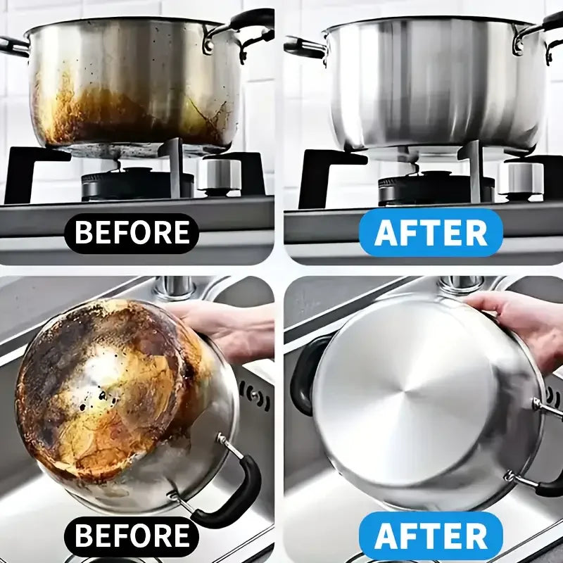 Multi Functional Metal Cleaning Paste, Stainless Steel Surface Restoration Gloss Polishing Paste, Metal Surface Restoration as B