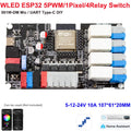 5GLEDOPTO ESP32 PWM WLED Dynamic LED Controller 5 in 1 DC12-24V WIFI App Control for RGBCCT RGBW RGB CCT DM WS2811/2B/3/5 Strip