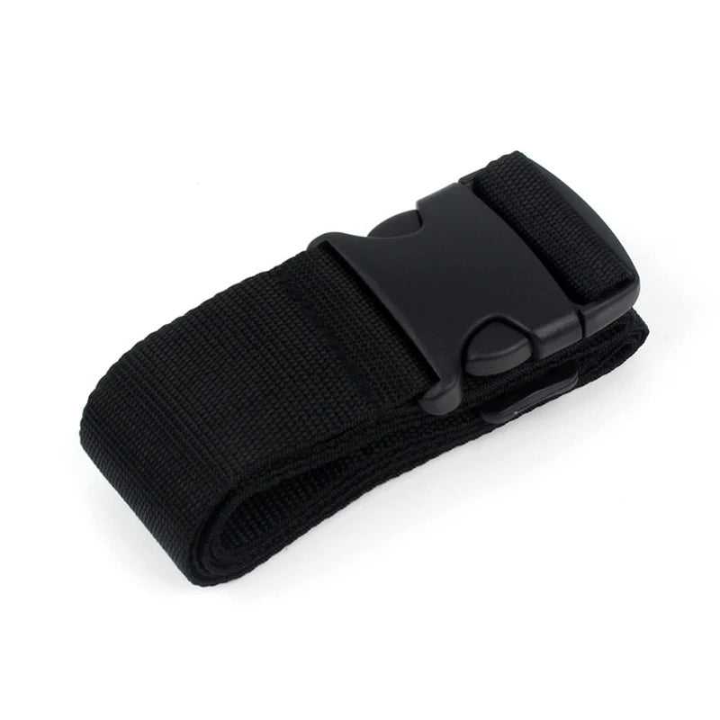 Straight Shaped Luggage Straps for Suitcase, Polyester Luggage Belt with Adjustable Release Buckle Travel Accessory